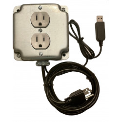 USB Power Control Metal Case