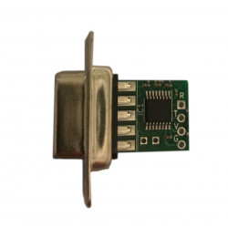 Mini RS232 Level shifter/translator in DB9 two pack