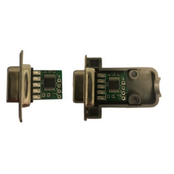 Mini RS232 Level shifter/translator in DB9 two pack